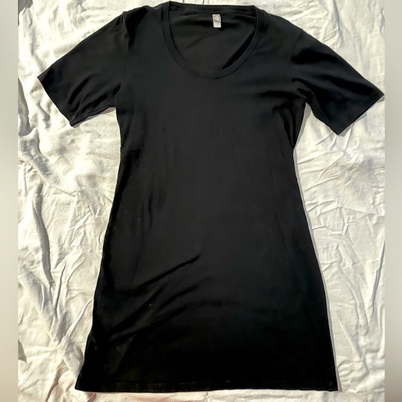 AMERICAN APPAREL 🖤BLACK T SHIRT DRESS🖤 - Picture 3 of 5